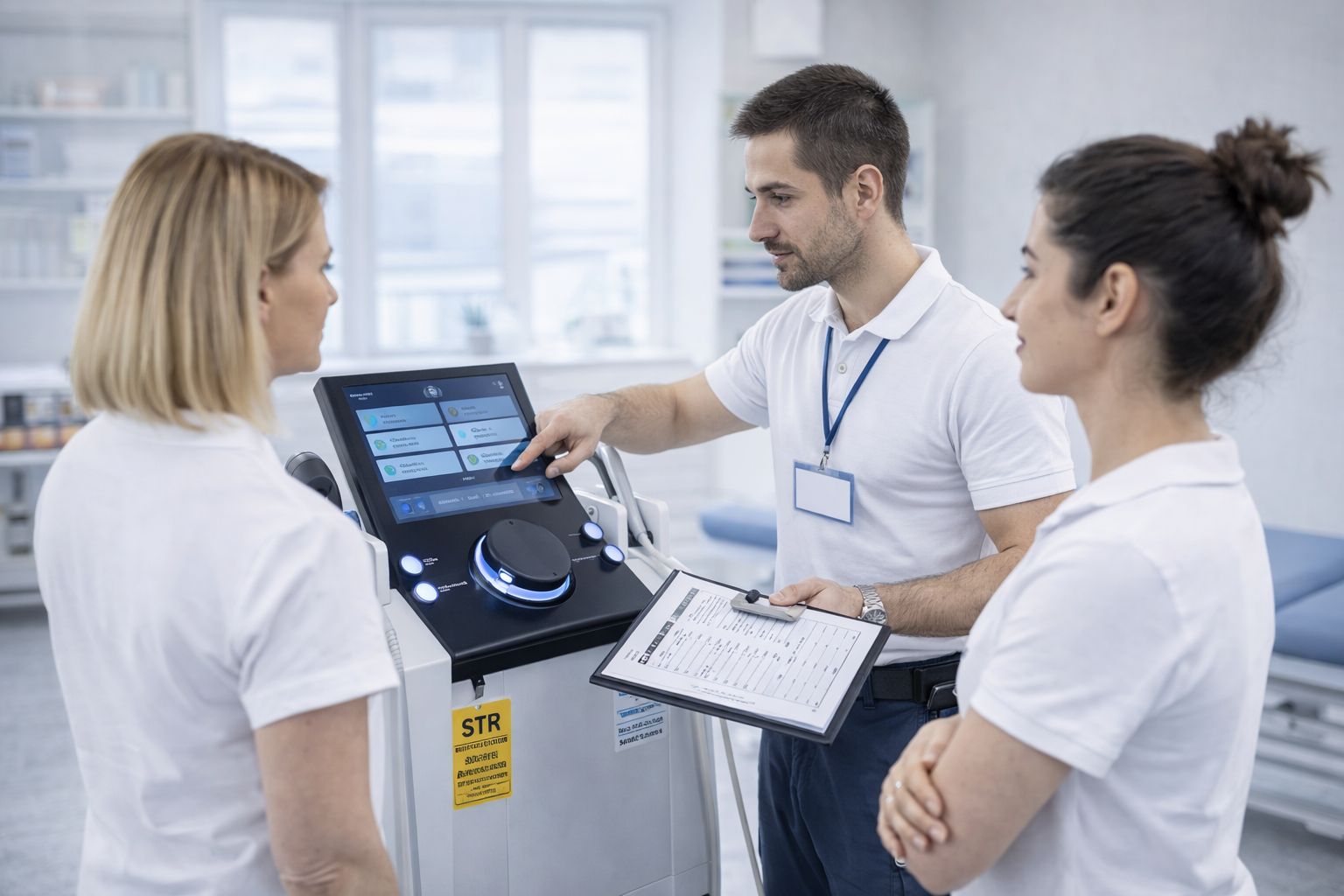 Medizinische Schulung in modernem Raum